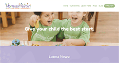 Desktop Screenshot of montessorigarden.com.au